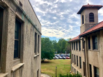 View from Breezeway, Reynolds Hall, North Carolina School … 