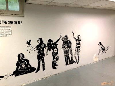 Mural, Basement Passageway, Watts Hall, North Carolina Sch… 