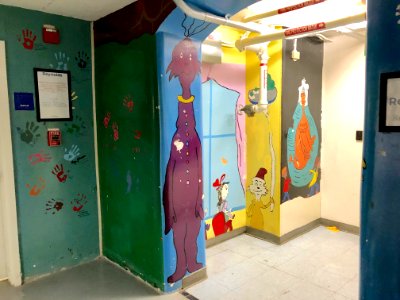 Mural, Basement Passageway, Reynolds Hall, North Carolina … 