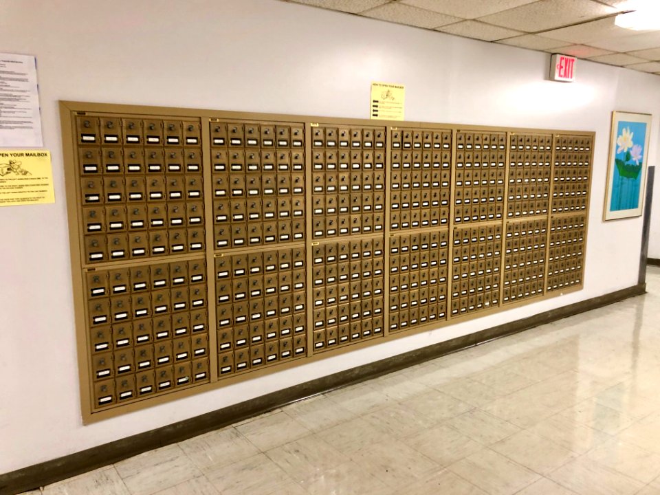 Mailboxes, Beall Hall, North Carolina School of Science an… 