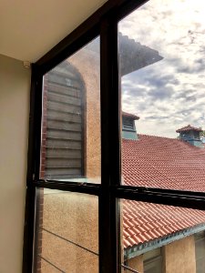 Beall Hall from Bryan Hall Stairwell, North Carolina Schoo… 
