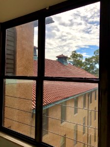Beall Hall from Bryan Hall Stairwell, North Carolina Schoo… 