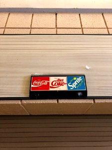 Old Coca-Cola Logos, Physical Education Center, North Caro… 