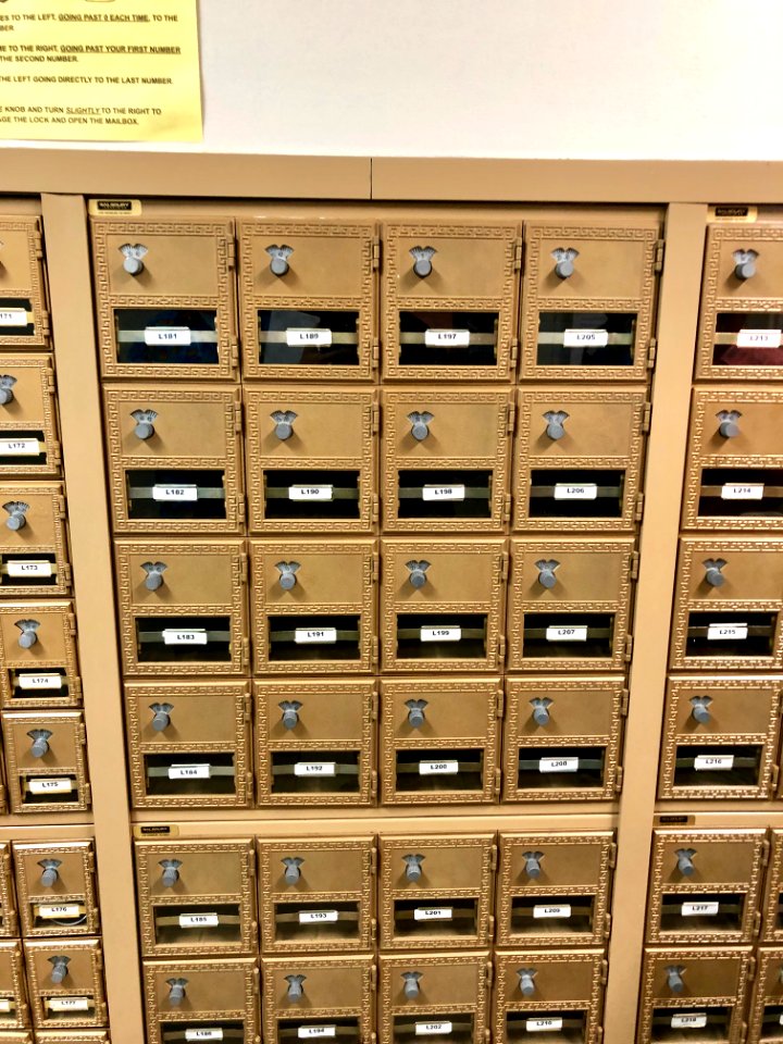 Mailboxes, Bryan Center, North Carolina School of Science … 