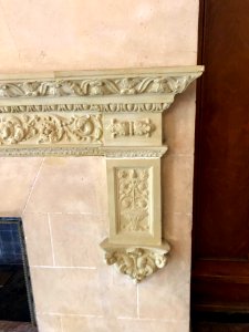 Fireplace Detail, Watts Hall Lobby, North Carolina School … 