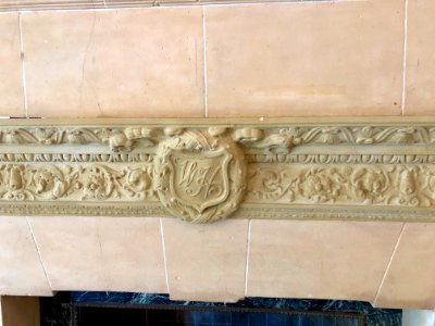 Fireplace Cartouche, Watts Hall Lobby, North Carolina Scho… 