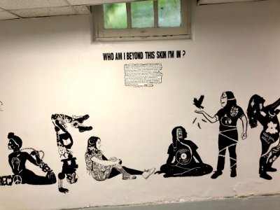 Mural, Basement Passageway, Watts Hall, North Carolina Sch… 