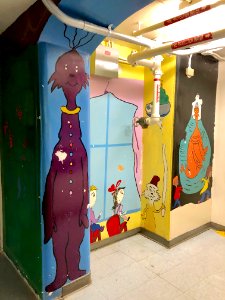 Mural, Basement Passageway, Reynolds Hall, North Carolina … 