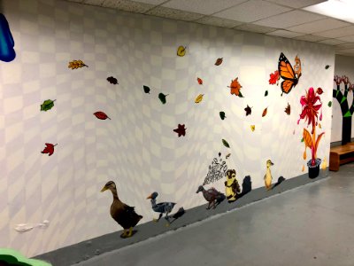 Mural, Basement Passageway, Watts Hall, North Carolina Sch… 
