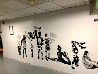 Mural, Basement Passageway, Watts Hall, North Carolina Sch… 