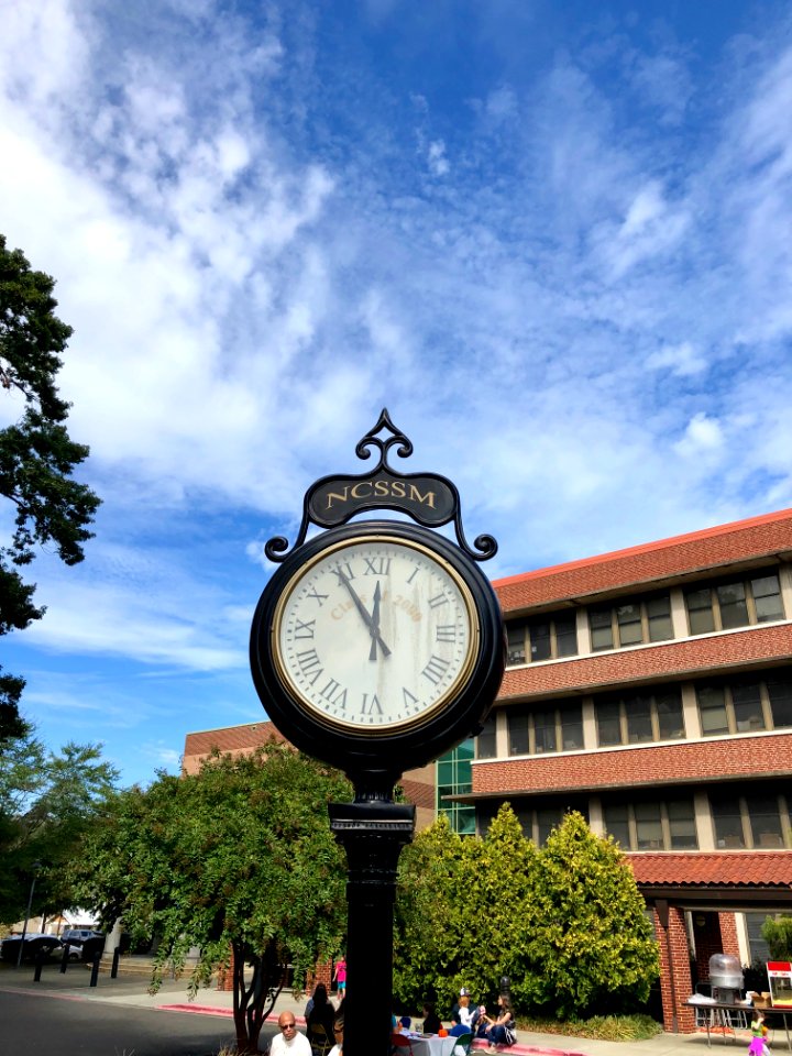 Class of 2000 Clock, North Carolina School of Science and … 