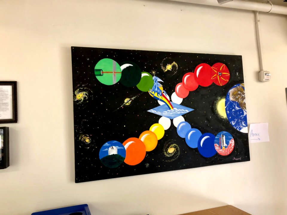 Painting, Lobby, Hunt Hall, North Carolina School of Scien… 