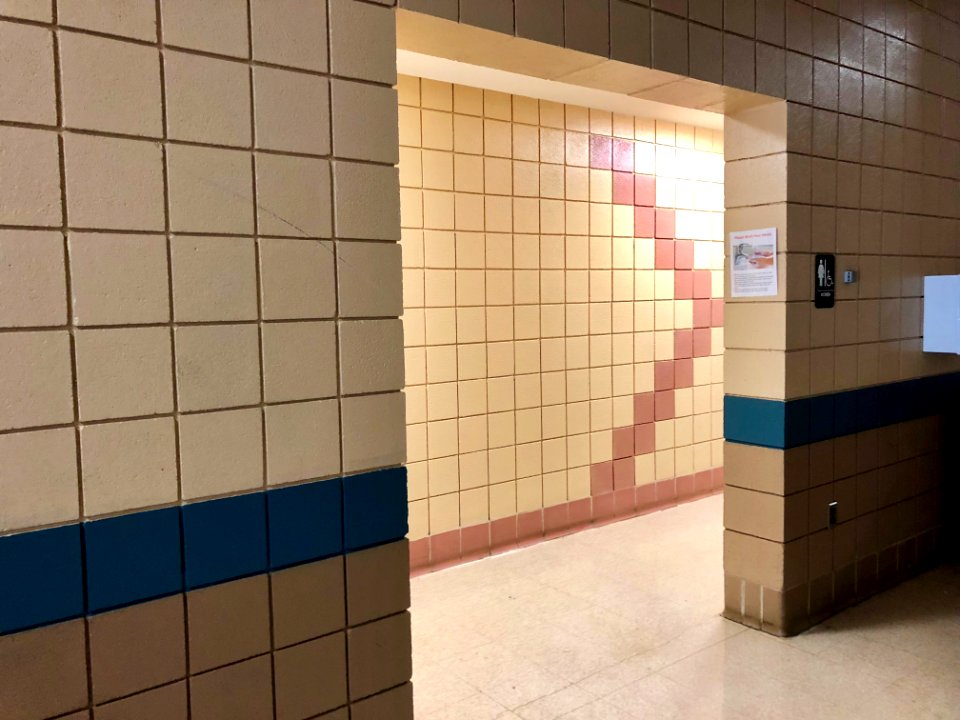 Restroom Entrance, Physical Education Center, North Caroli… 