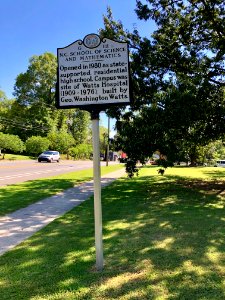Historical Marker, North Carolina School of Science and Ma… 