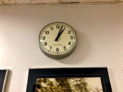 Cincinnati Time Company Clock, Watts Hall, North Carolina … 