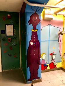 Mural, Basement Passageway, Reynolds Hall, North Carolina … 