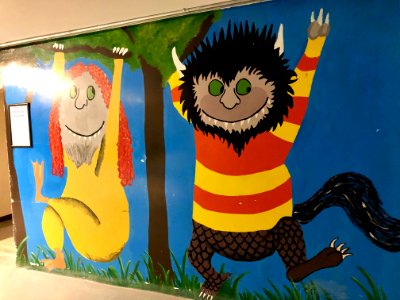 Mural, Basement Passageway, Reynolds Hall, North Carolina … 