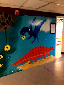 Mural, Basement Passageway, Reynolds Hall, North Carolina … 