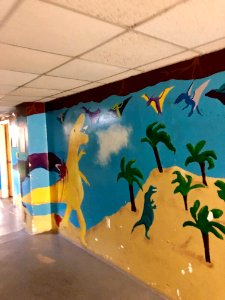 Mural, Basement Passageway, Reynolds Hall, North Carolina … 