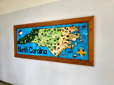 North Carolina Tile Mosaic, Breezeway, Reynolds Hall, Nort… 