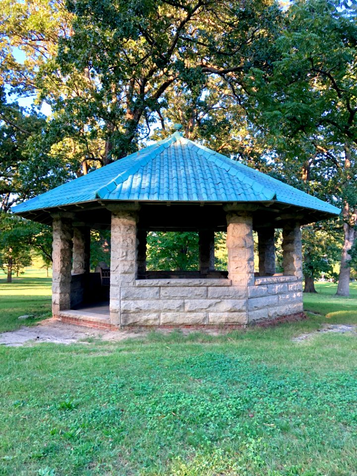 East Duke Lawn Gazebo, East Campus, Duke University, Durha… 