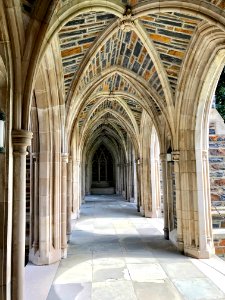 Cloister, Duke Chapel, West Campus, Duke University, Durha… 