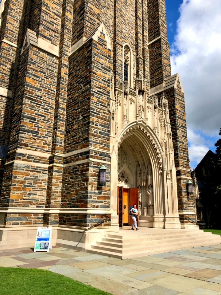 Entrance, Duke Chapel, West Campus, Duke University, Durha… 
