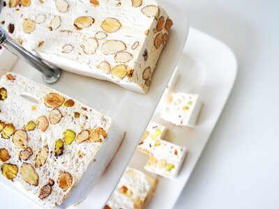 Eat sweets treat almonds