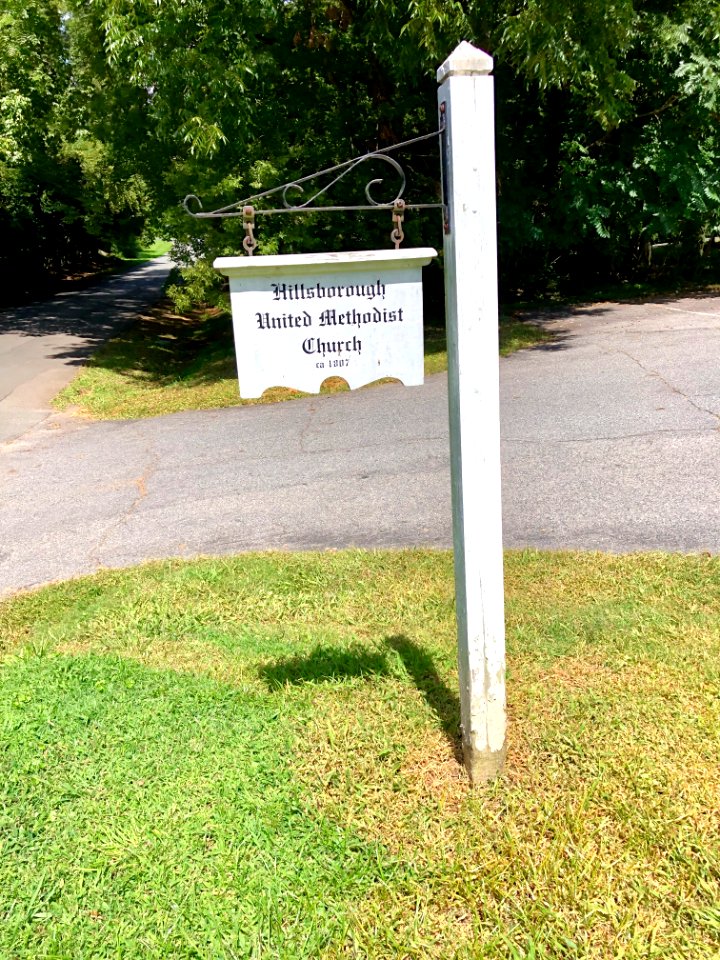 Hillsborough United Methodist Church Sign, Hillsborough, N… 