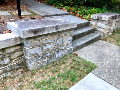 Stone Wall, Fisher Park Circle, Fisher Park, Greensboro, N… 