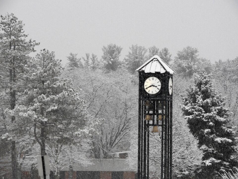 School clock white