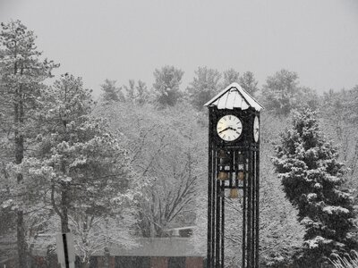 School clock white