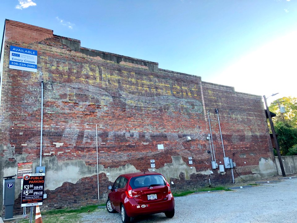 Ghost Signs, Elm Street, Southside, Greensboro, NC 