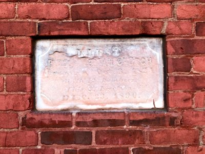 Cornerstone, Old First Presbyterian Church (Richardson Civ… 