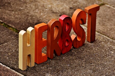 Lettering letters colorful