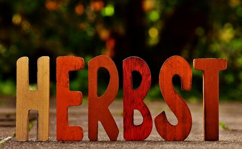 Lettering letters colorful photo