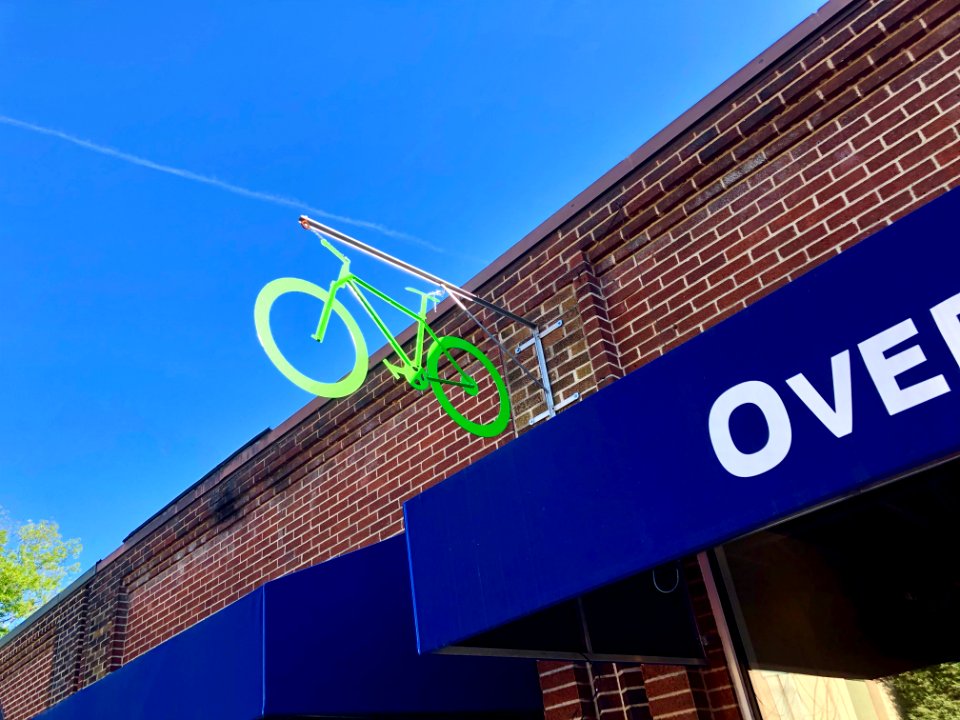 Bike Sign, Morganton, NC 