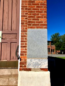 Cornerstone, Gaston Chapel AME Church, Morganton, NC 