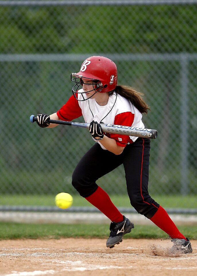 Female player bat photo