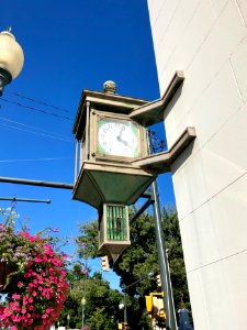 Corner Clock, Wells Fargo Bank Building, Morganton, NC 