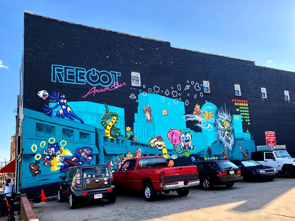 Reboot Mural, Liberty Street, Winston-Salem, NC 