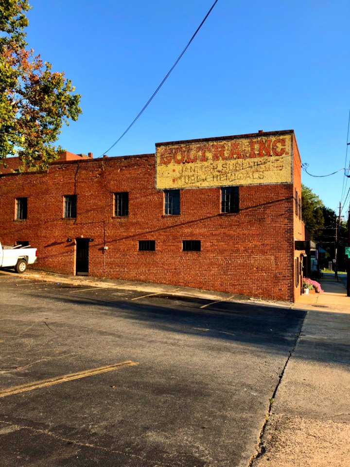 Ghost Sign, Old Salem, Winston-Salem, NC 
