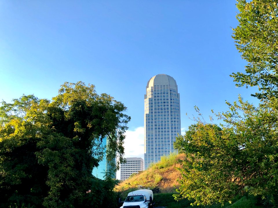 Skyline from Liberty Street, Old Salem, Winston-Salem, NC 