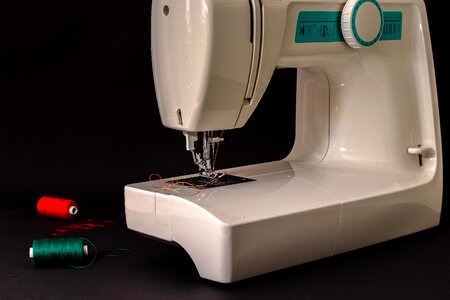 Hand labor sewing thread craft photo