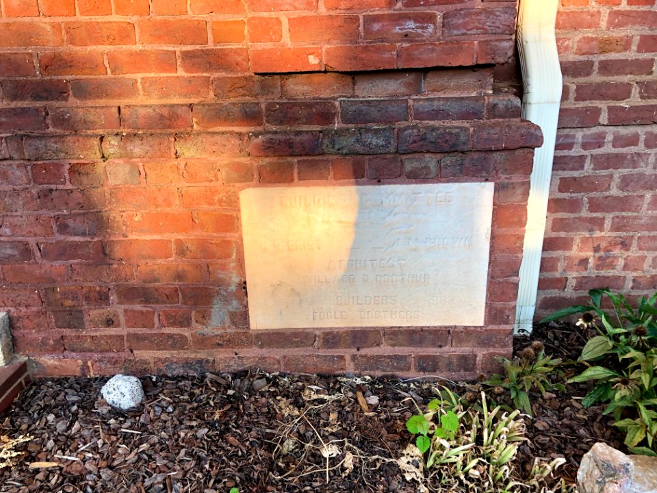 Cornerstone, Old Salem Town Hall, Old Salem, Winston-Salem… 