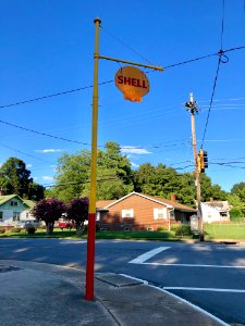 Shell-Shaped Shell Service Station, Waughtown, Winston-Sal… 
