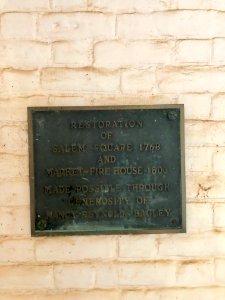 Historical Marker, Old FIre House, Salem Square, Old Salem… 