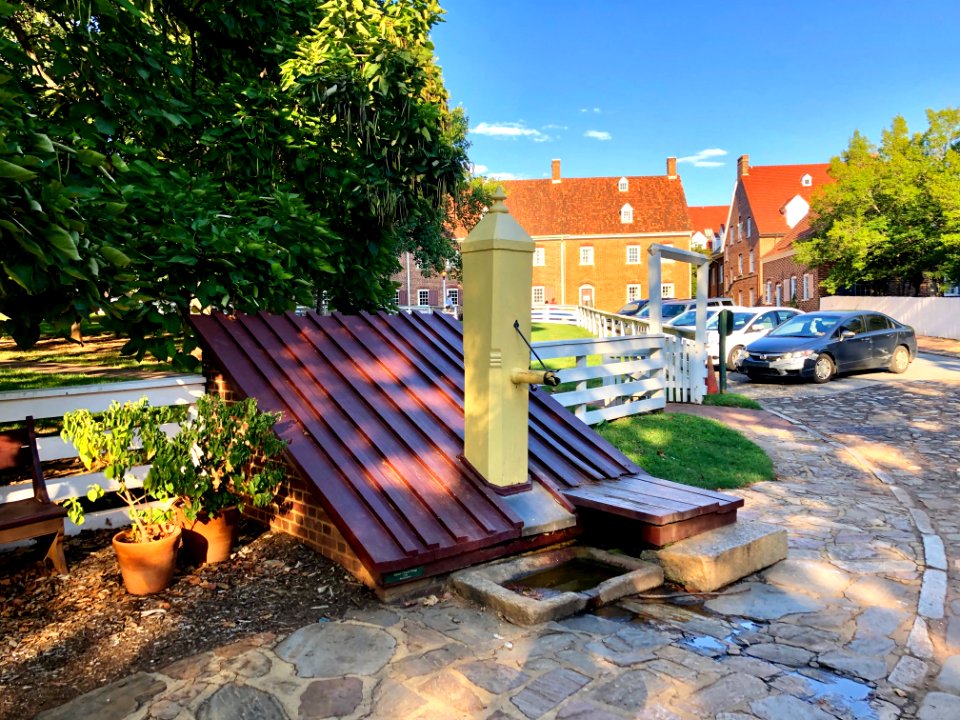 Water Pump, Salem Square, Old Salem, Winston-Salem, NC 