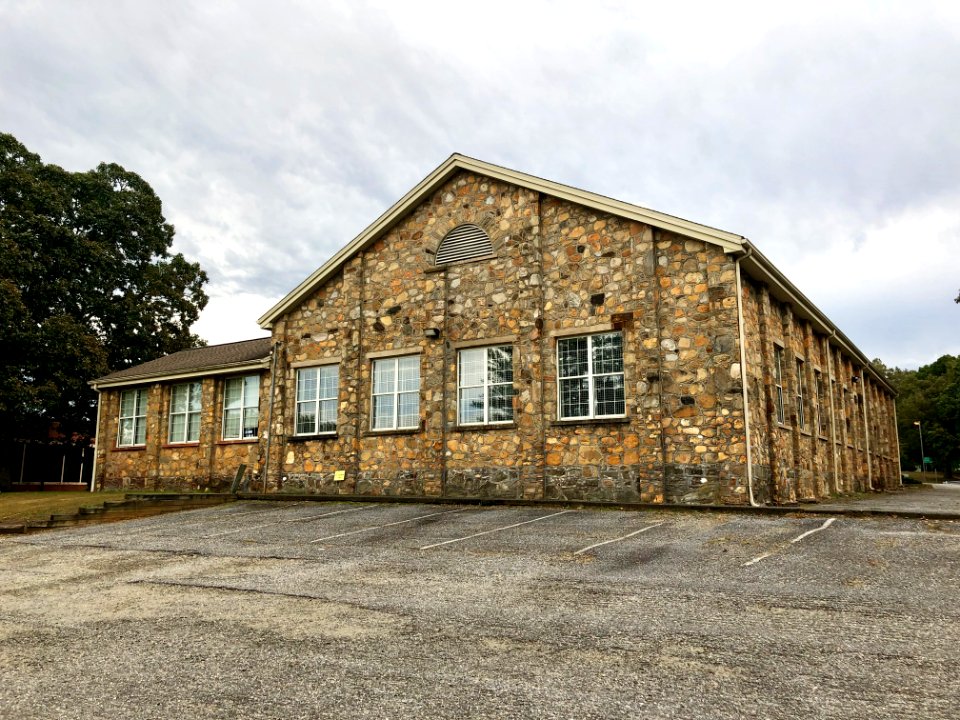 Old Hayesville High School Gymnasium Building, Hayesville,… 