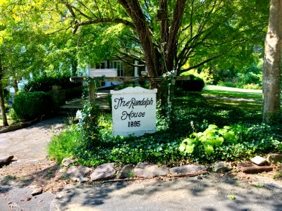 Sign, Frye-Randolph House, Bryson City, NC 